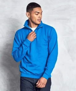 Just Hoods Just Hoods Sophomore 1/4 Zip Sweat