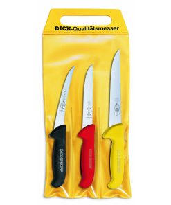 F. Dick Messerset “Ausbeinmeisterschaft” 3-tlg.,  2 Ausbeinmesser,1 Stechmesser