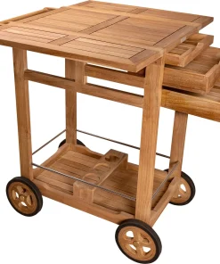 Matahari Servierwagen Dionysos hoch, Teak