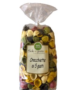 Orecchiette 5 colori aus Hartweizengreiss 500g